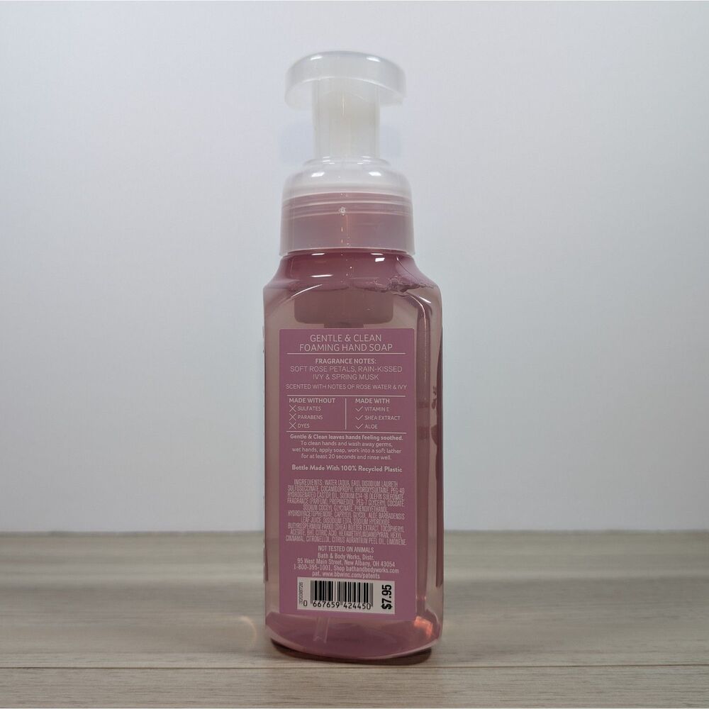 Bath & Body Works Rose Water & Ivy Foaming Hand Soap New 8.75 Oz - Picture 2 of 2